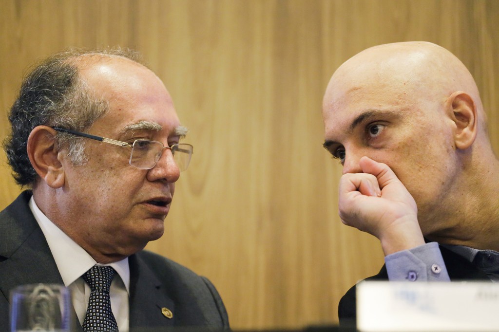 DEFERÊNCIA - Gilmar e Moraes: informados quatro dias antes do anúncio oficial