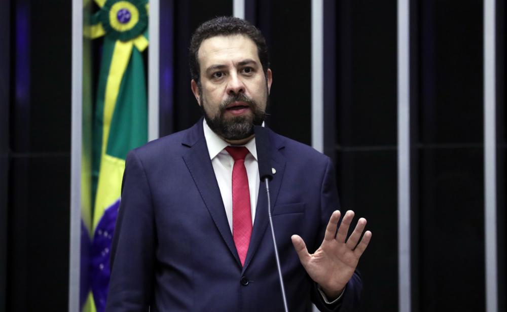 O deputado Guilherme Boulos (PSOL-SP), pré-candidato à prefeitura de São Paulo