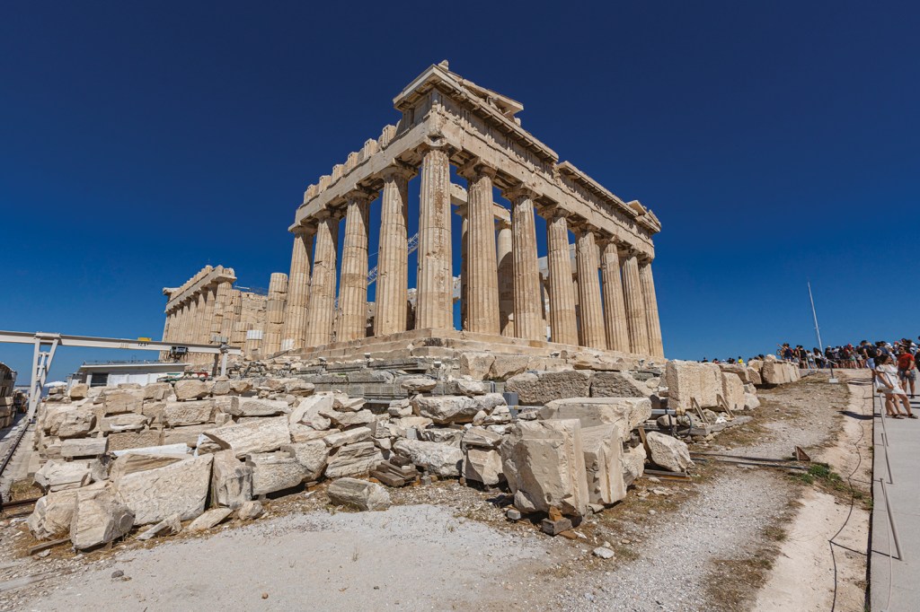 SAGRADO - As ruínas do Partenon, na Grécia: símbolo querido para o país