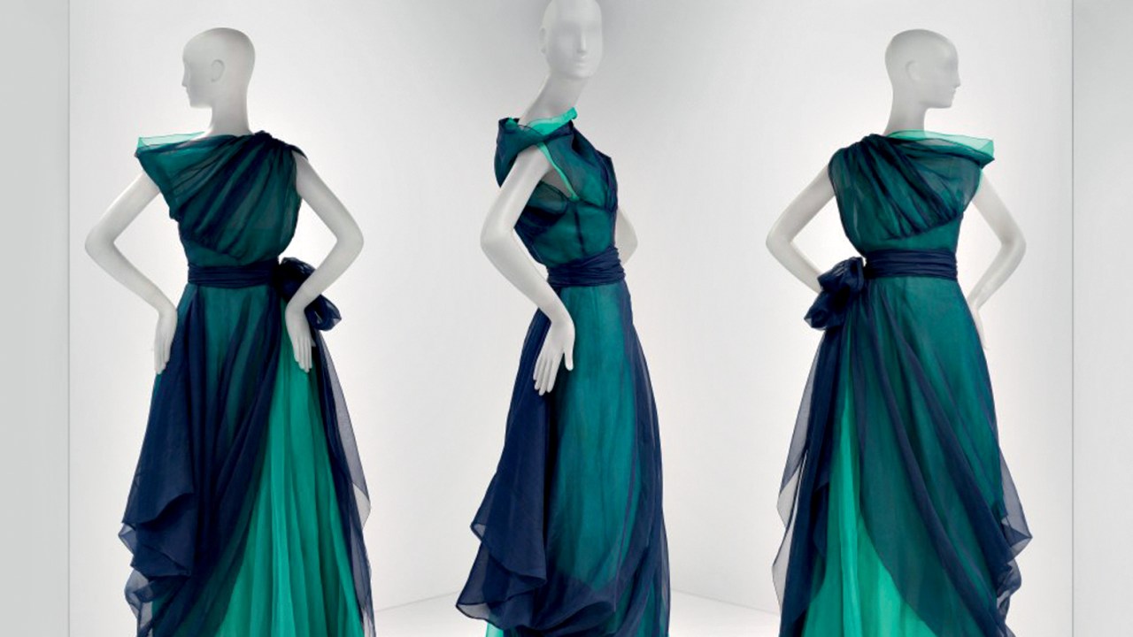 Evening gowns from the Forties from the Paris-based label Mad Carpentier, which was led by Mad Maltezos and Suzie Carpentier. PHOTO COURTESY THE MET