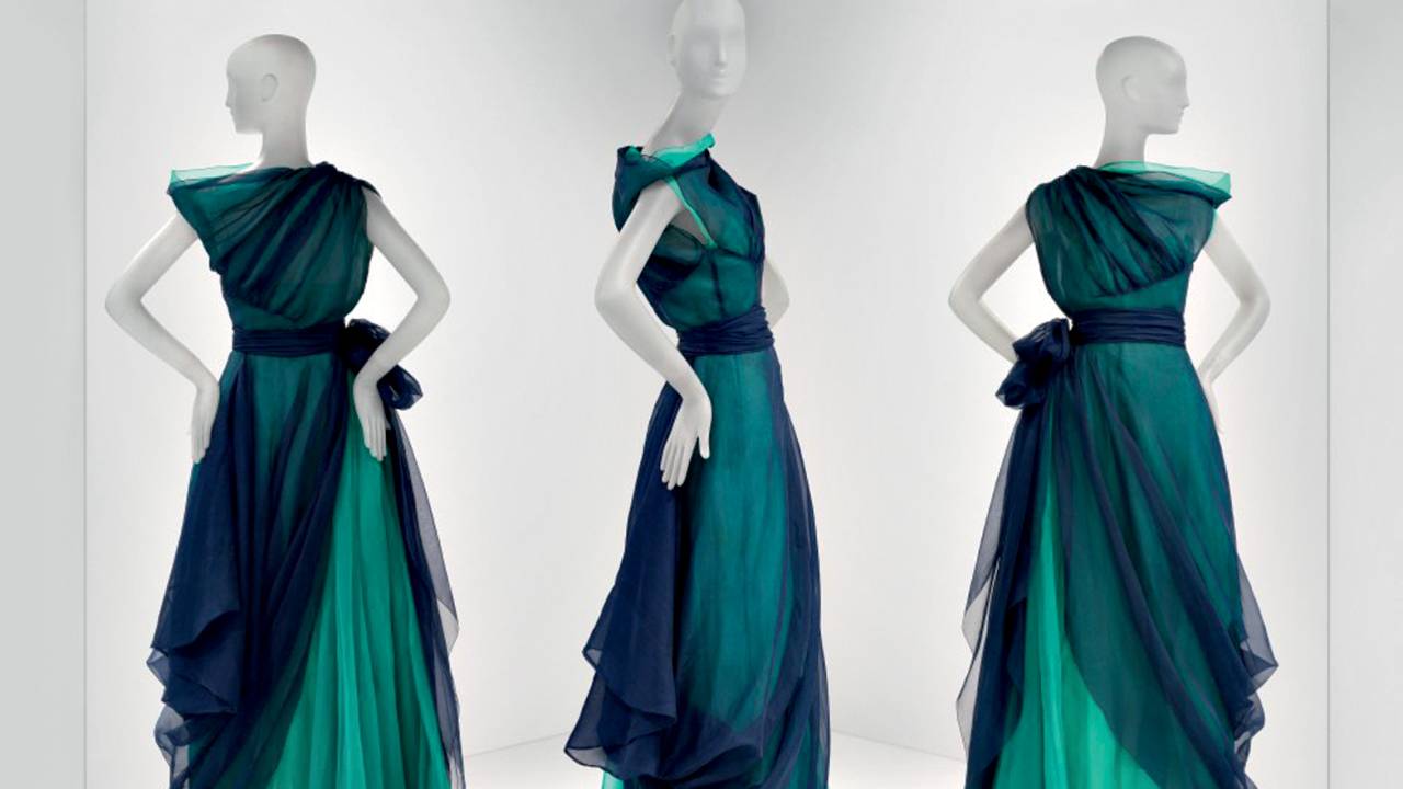 Evening gowns from the Forties from the Paris-based label Mad Carpentier, which was led by Mad Maltezos and Suzie Carpentier. PHOTO COURTESY THE MET