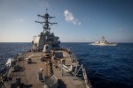 Navio de guerra dos EUA é atacado no Mar Vermelho por aliados do Hamas
