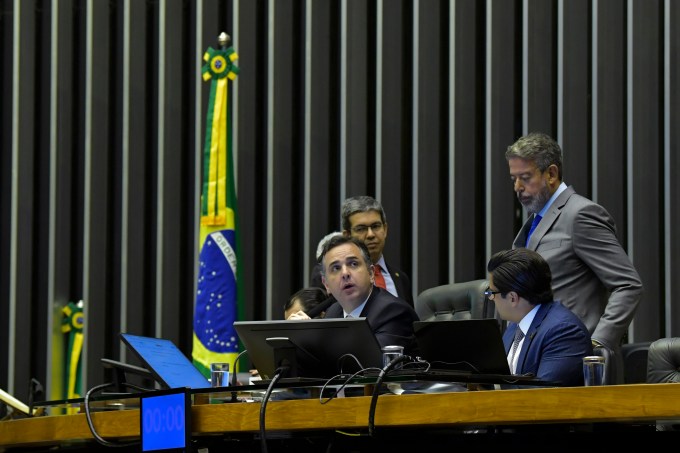 Sessão conjunta do Congresso Nacional – Arthur Lira e Rodrigo Pacheco