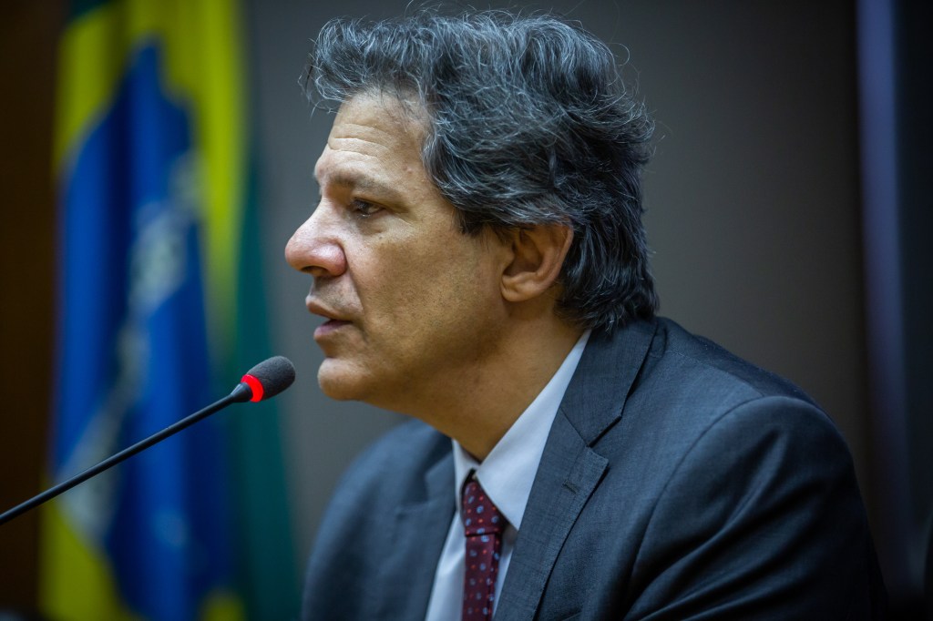 O ministro da Fazenda, Fernando Haddad 