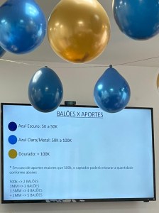Premiação com balões na PetraGold: incentivo para quem captar mais em suposto esquema criminoso