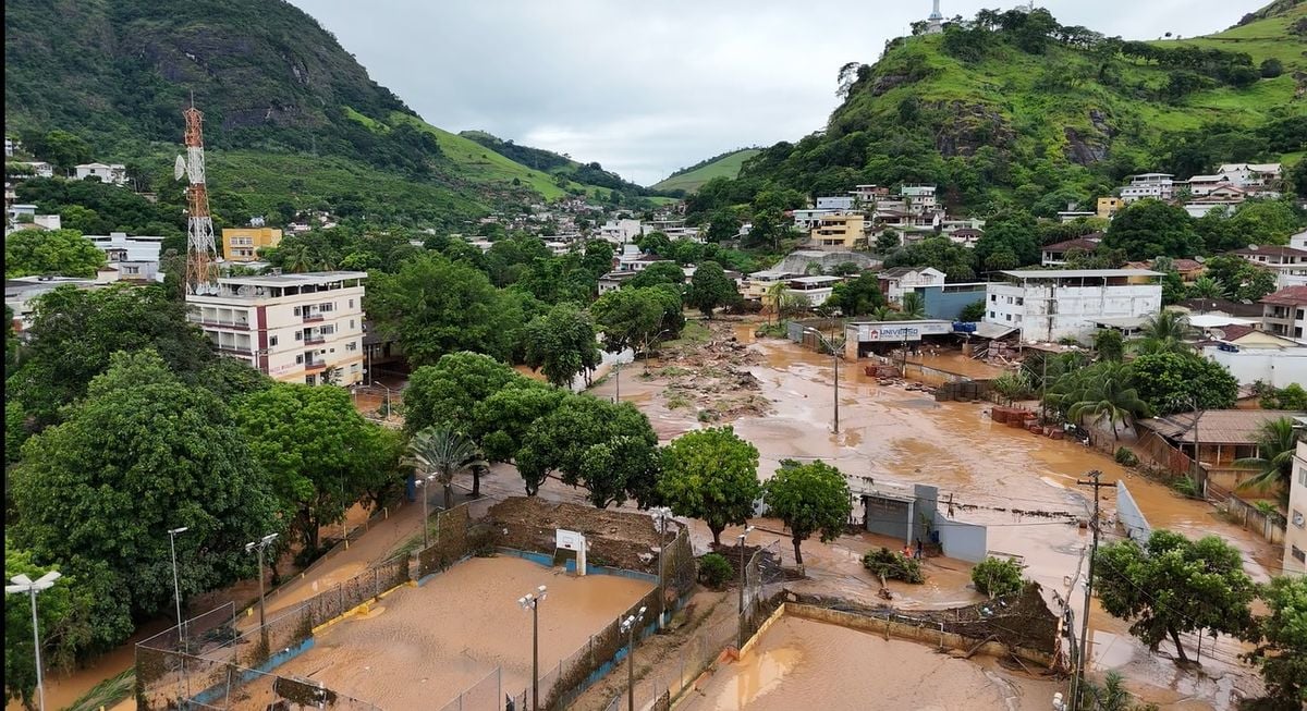 Mimoso do Sul, no Espírito Santo: cenário de destruição, após as chuvas -