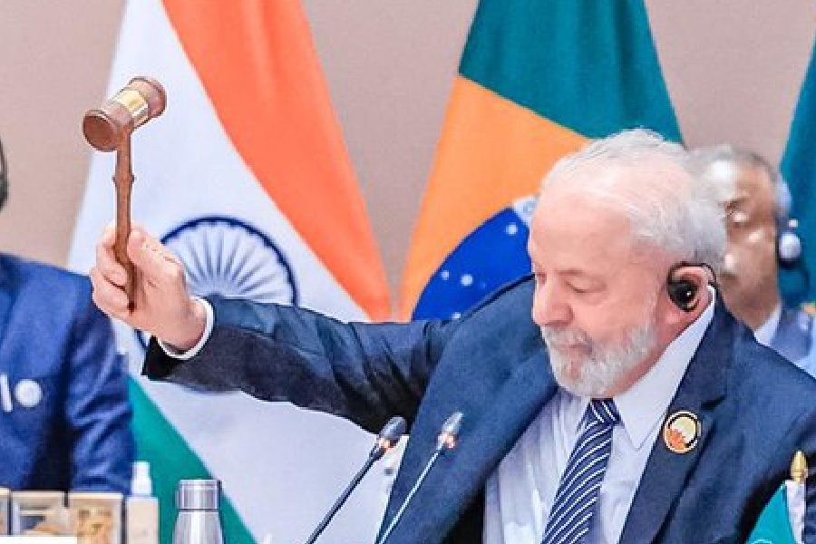 O presidente Luiz Inácio Lula da Silva durante a Cúpula do G20 realizada em Nova Délhi, na Índia, em setembro