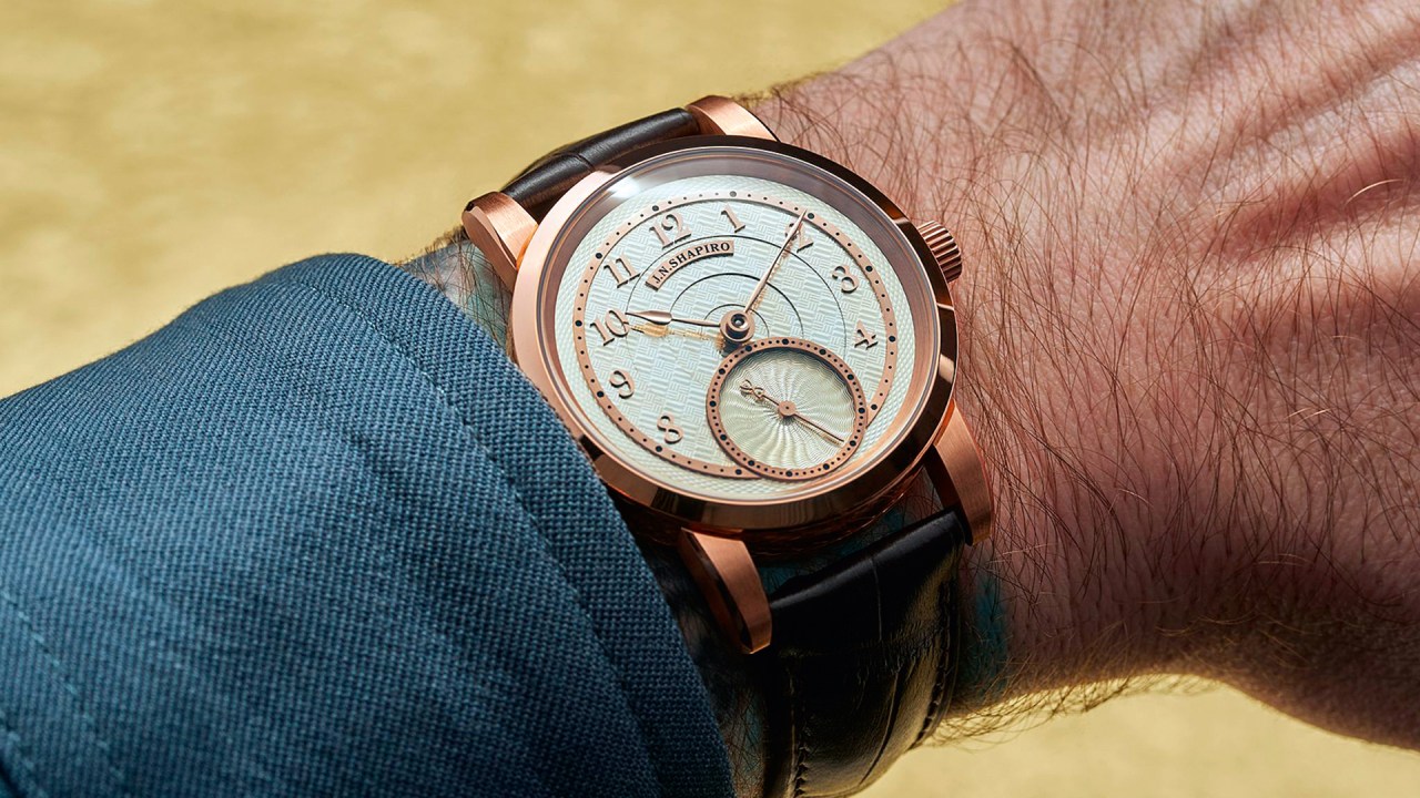 RETOMADA - O novíssimo modelo Resurgence, do relojoeiro J.N. Shapiro, de aparência antiga: 70 000 dólares a unidade
