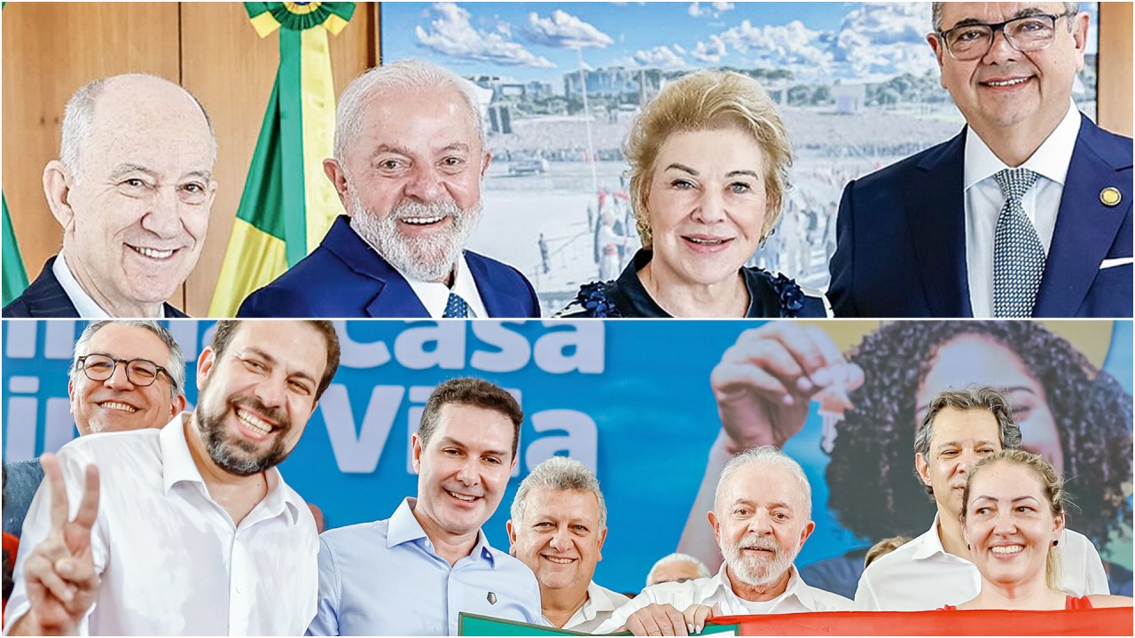 EMPENHO - Lula com Marta em Brasília e com Boulos e ministros em Itaquera, Zona Leste de São Paulo: esforço do petista para vencer na maior cidade do país