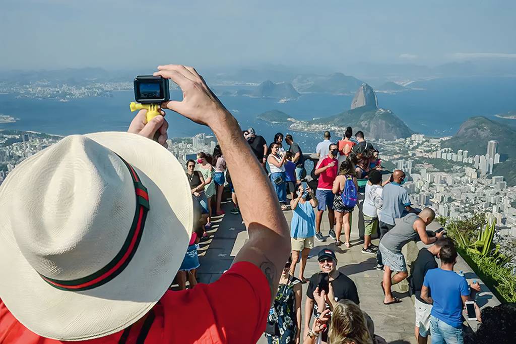Turistas internacionais deixaram R$ 34,5 bilhões no Brasil em 2023