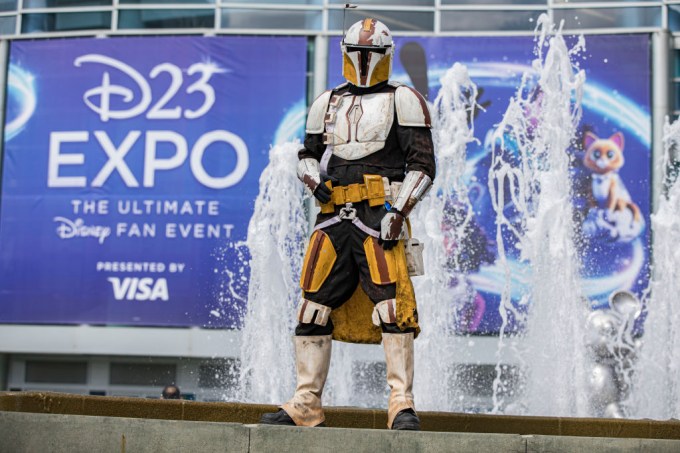 Cosplay And General Atmosphere Outside Disney’s 2022 D23 Convention