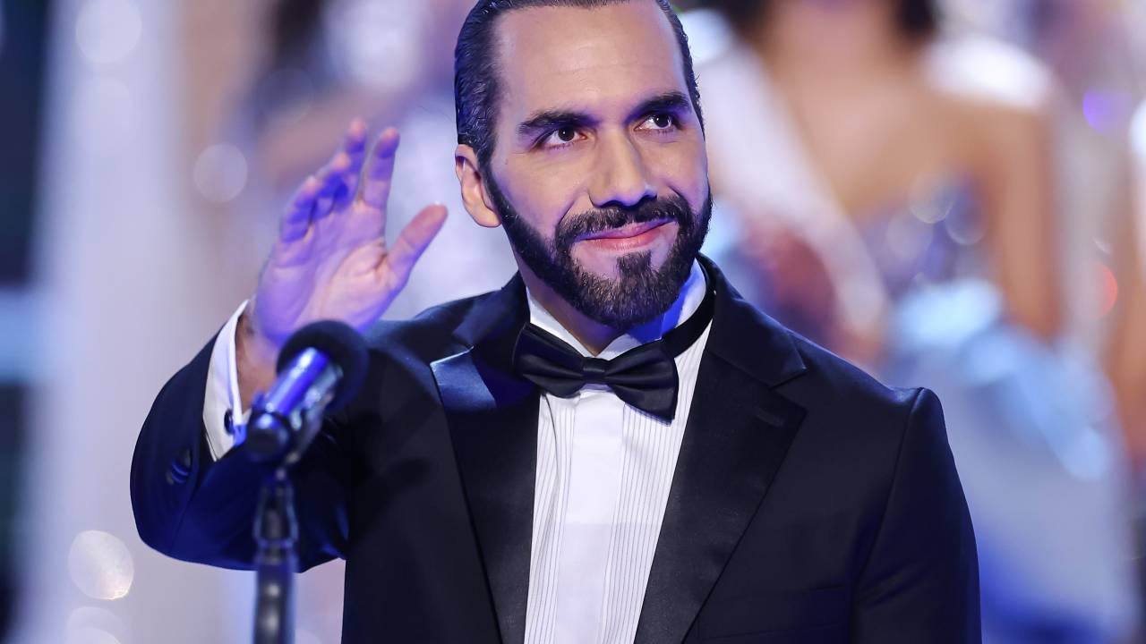 O presidente de El Salvador, Nayib Bukele
