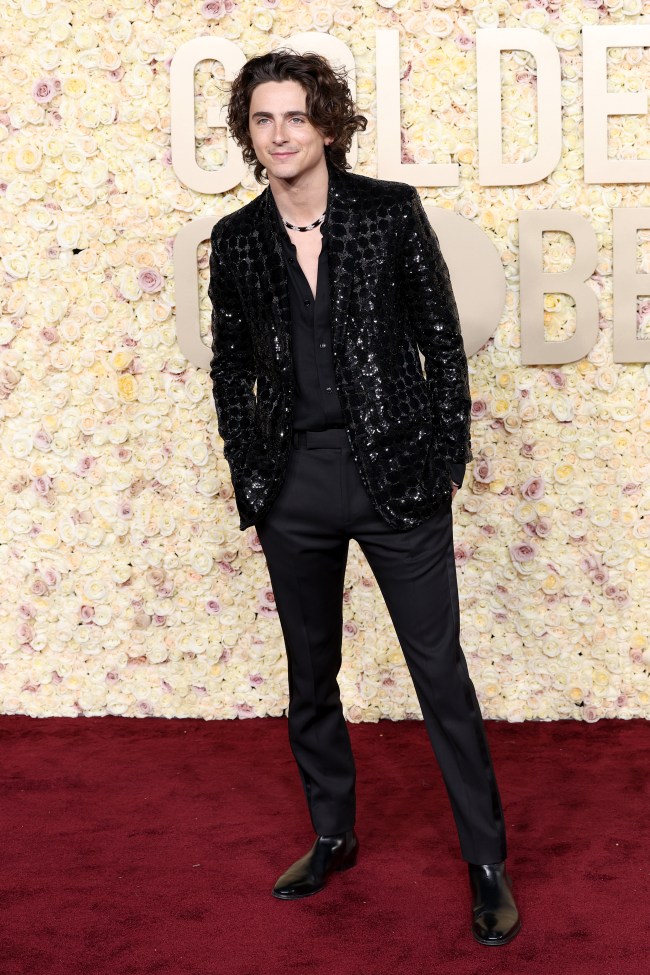 Eleito homem mais estiloso do ano pela GQ americana, Timothée Chalamet  acrescentou brilho ao tradicional terno masculino