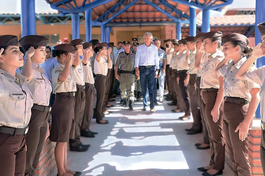 ORDEM - Caiado visita uma unidade no padrão militar em Goiás: “Não muda nada”