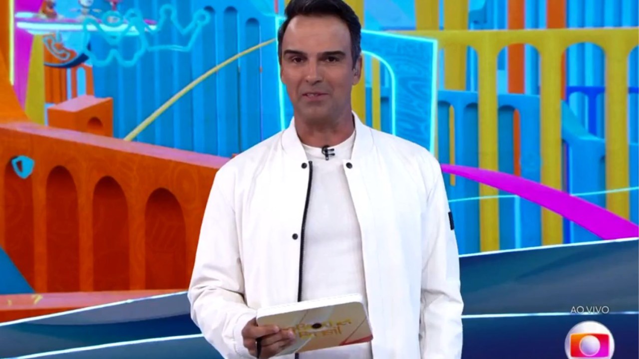 Tadeu Schmidt, atual apresentador do 'Big Brother Brasil'