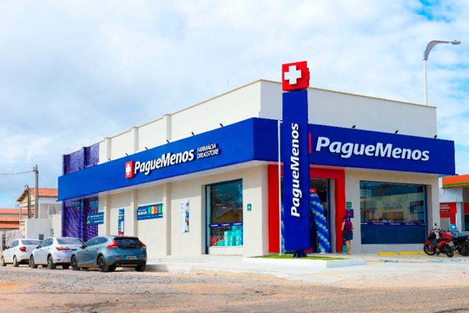 Loja da rede de farmácias Pague Menos