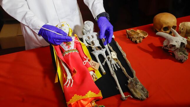 ALIENS - Fraude: autoridade forense alega que supostas múmias são bonecos feitos de ossos, cola, papel e metal