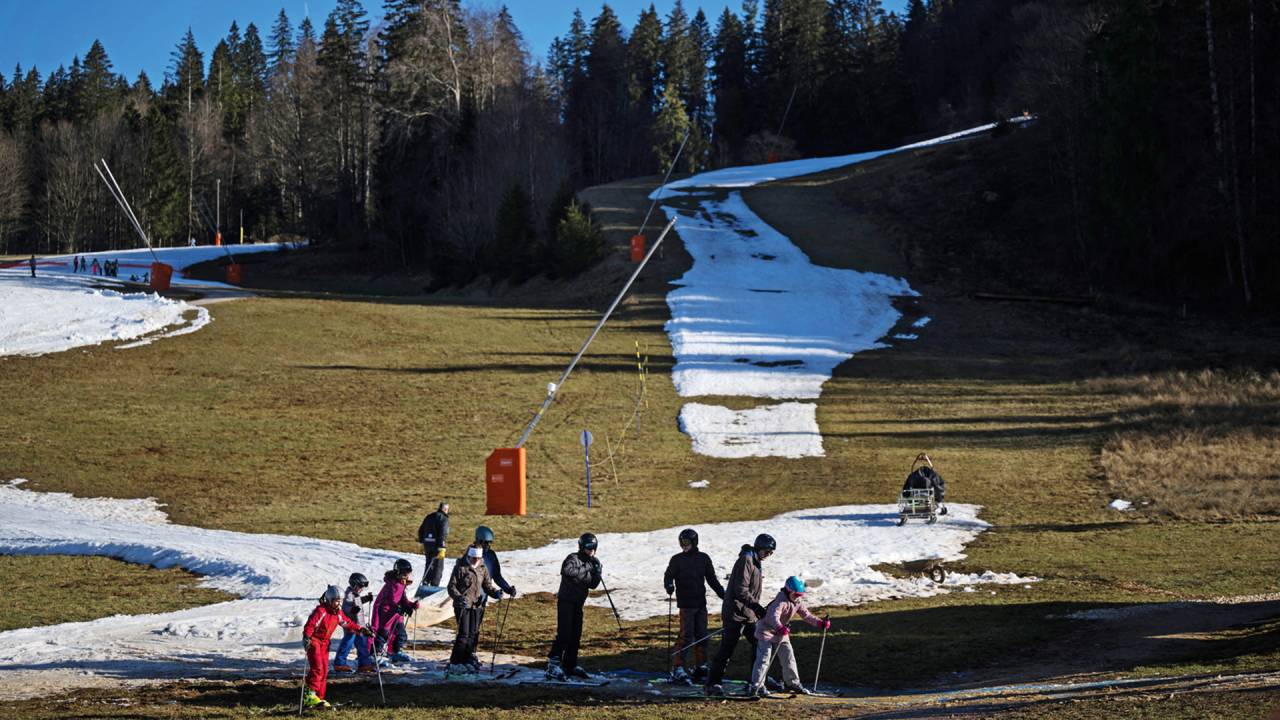 MUDANÇA - Estação de Métabief, no Jura francês: até 2035, deve virar um resort de trekking