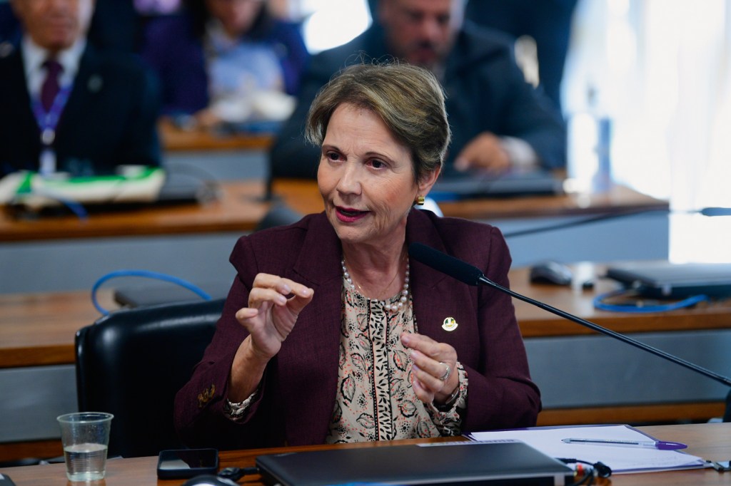 ALIADA - A senadora Tereza Cristina: possível companheira de chapa em 2026