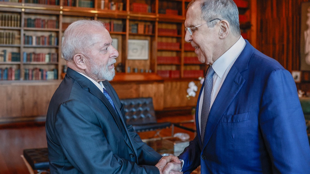 Lula e o chanceler russo, Sergei Lavrov