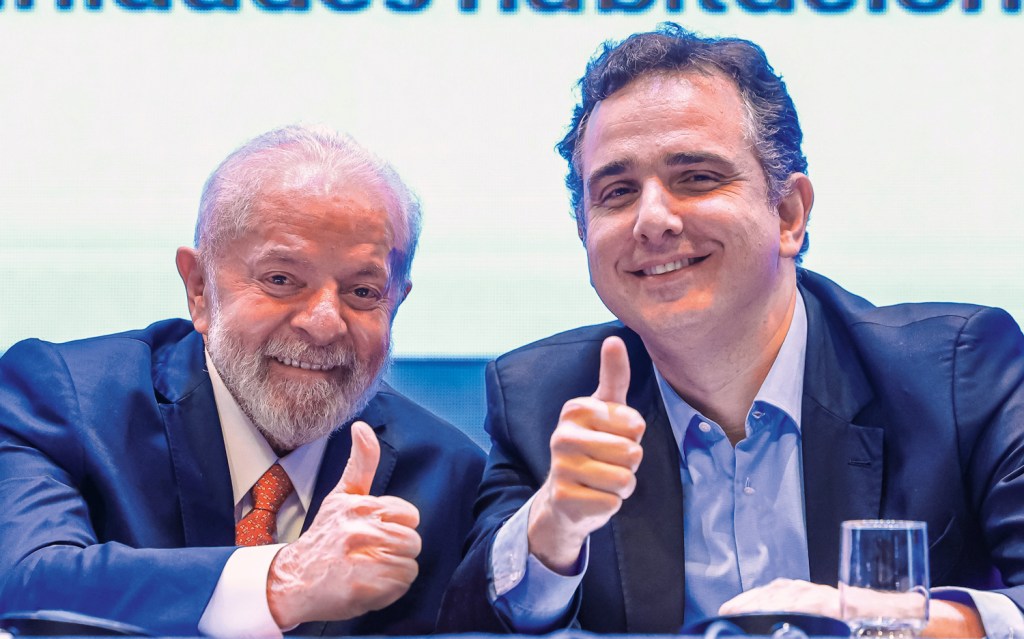 MINAS GERAIS - Lula e Pacheco: a aliança com o antigo adversário do PT é considerada fundamental para a reeleição