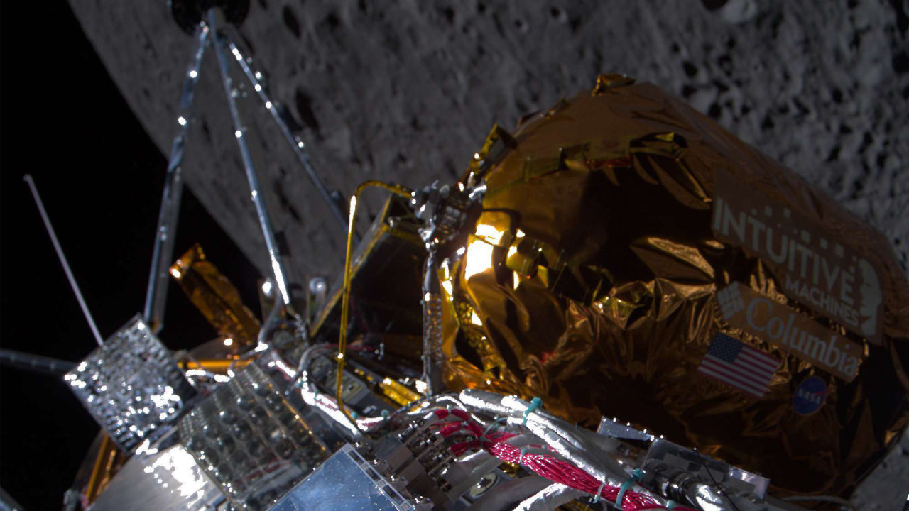 IM-1 - Odysseus: pousador entrou em órbita lunar nesta quarta-feira, 21