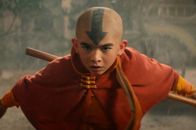 O ator Gordon Cormier dá vida aos poderes de Aang