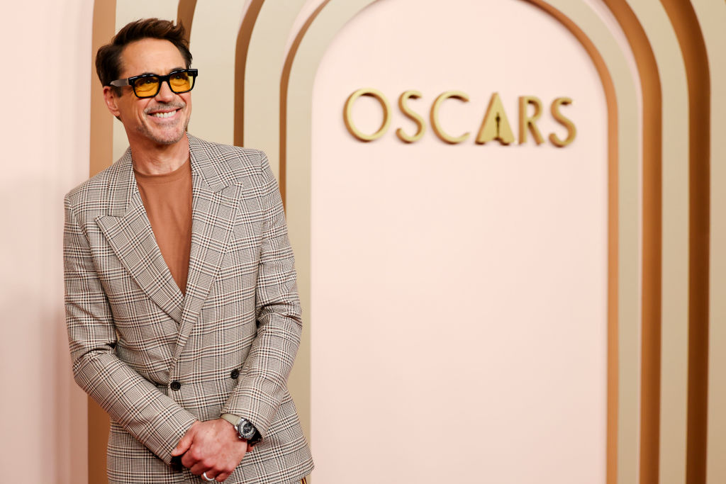 Robert Downey Jr. no almoço dos indicados ao Oscar 2024 -