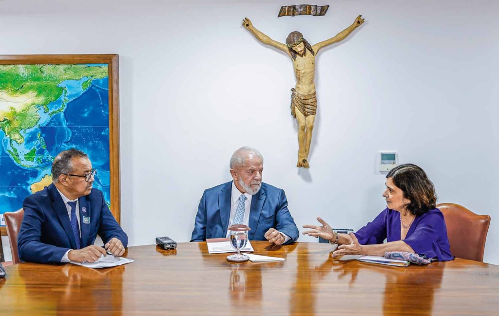 PAUTA Nº 1 - Plano: Adhanom, da OMS, discute medidas com Lula e a ministra Nísia