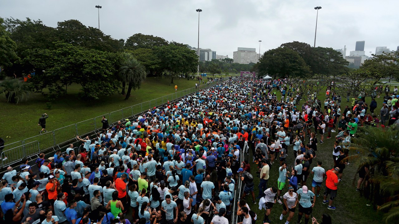 CENÁRIO PRIVILEGIADO - A Maratona do Rio: apesar do calor, é uma das favoritas dos corredores