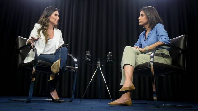 A deputada federal e pré-candidata à prefeitura de São Paulo, Tabata Amaral, durante entrevista para a jornalista e apresentadora, Marcela Rahal, no programa "Amarelas On Air", de Veja A deputada federal e pré-candidata à prefeitura de São Paulo, Tabata Amaral, durante entrevista para a jornalista e apresentadora, Marcela Rahal, no programa "Amarelas On Air", de Veja