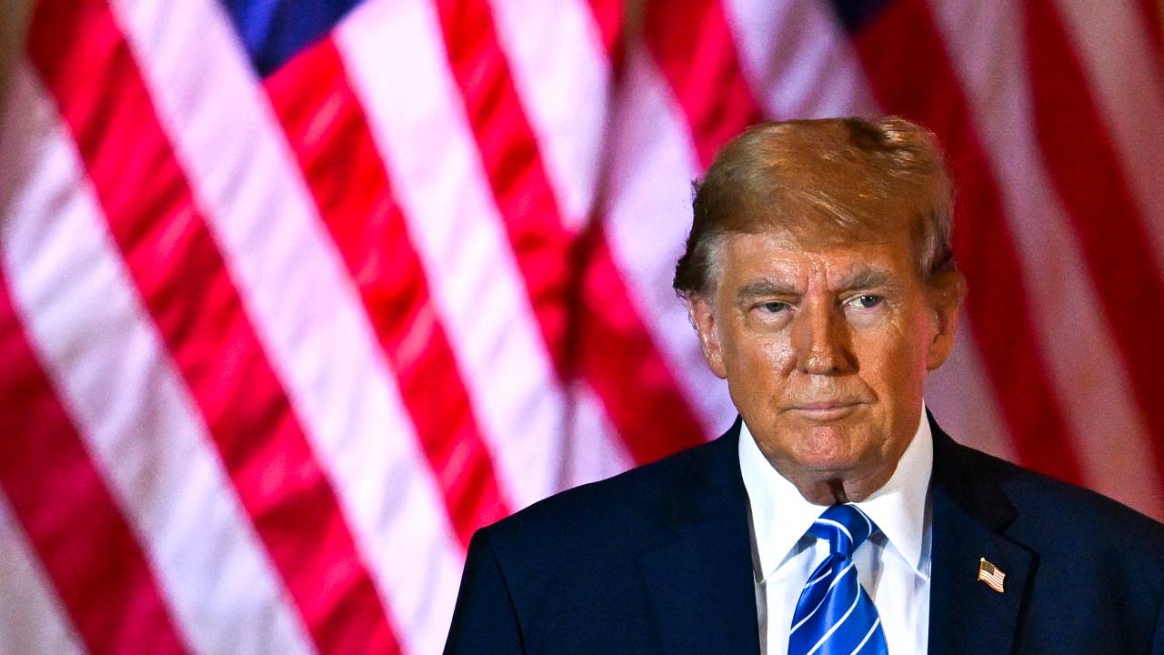 Ex-presidente Donald Trump durante a Super terça. 05/03/2024