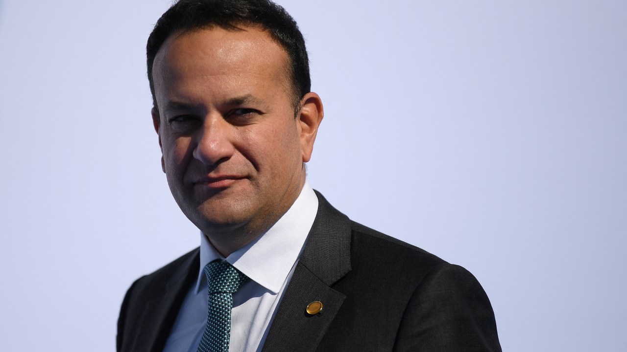 (FILES) Ireland's Prime Minister Leo Varadkar arrives to attend the European Political Community summit at the Palacio de Congreso in Granada, southern Spain on October 5, 2023. Leo Varadkar announced on March 20,2024 that he was stepping down as Ireland's prime minister and leader of the Fine Gael party in the governing coalition for personal and political reasons. "I am resigning the presidency and leadership of Fine Gael and will resign as Taoiseach as soon as my successor is able to take up that office," an emotional Varadkar told reporters in Dublin. (Photo by JORGE GUERRERO / AFP)