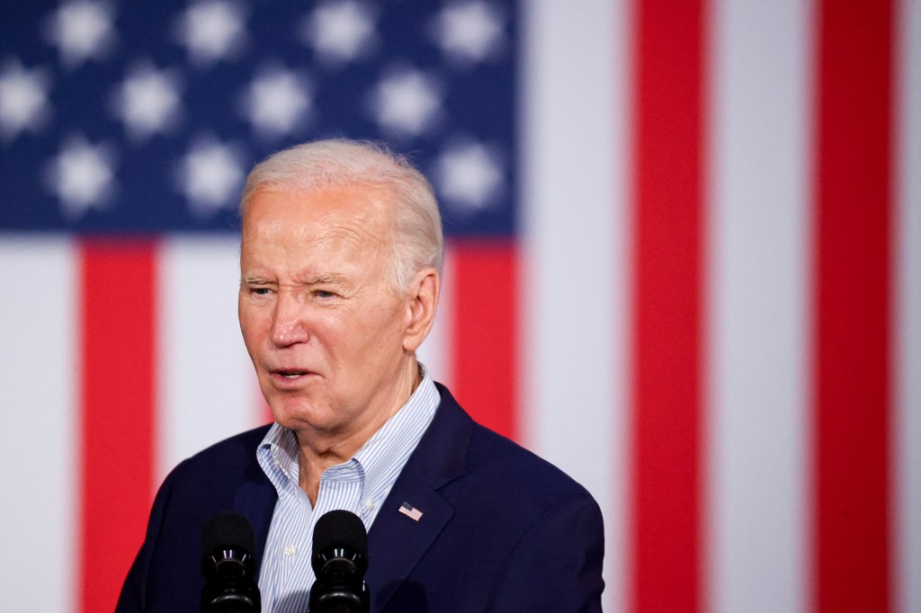 Presidente dos EUA, Joe Biden, durante discurso sobre tornar a moradia mais acessível no país no Stupak Community Center, em Las Vegas. 19/03/2024