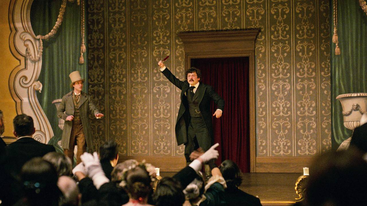 VILÃO EM CENA - Anthony Boyle como Booth: assassino apoiava as forças confederadas