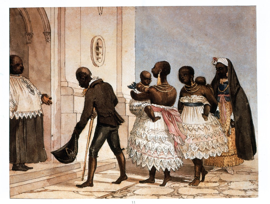 VERGONHA - Desenho de Jean-Baptiste Debret: o Brasil da escravidão