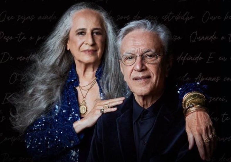 Maria Bethânia e Caetano Veloso surpreendem com indicação ao Grammy 2026