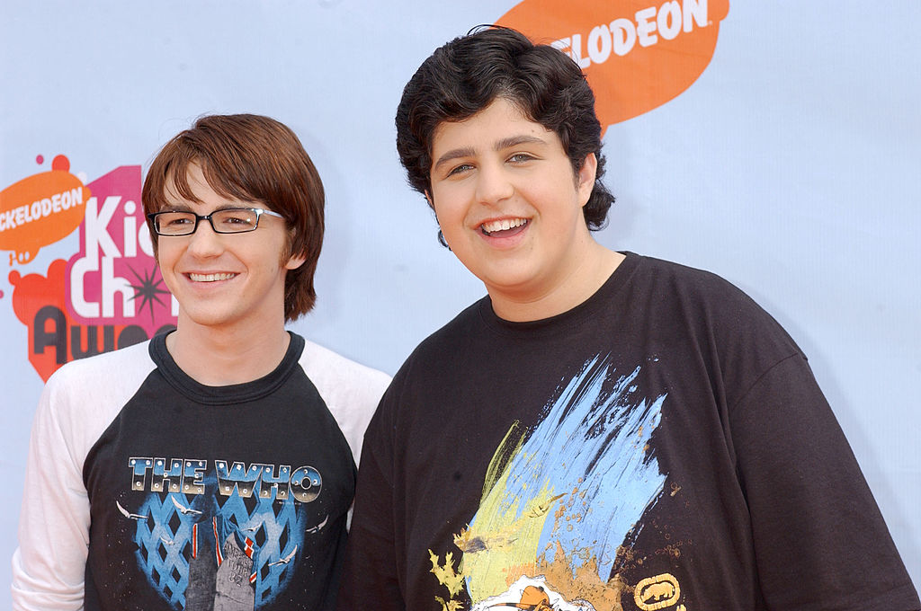 Drake Bell e Josh Peck, estrelas da série 'Drake e Josh', da Nickelodeon