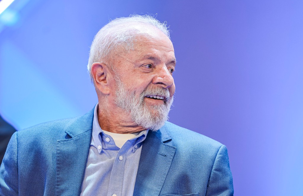 O presidente Lula, em evento em Serra do Salitre (MG)
