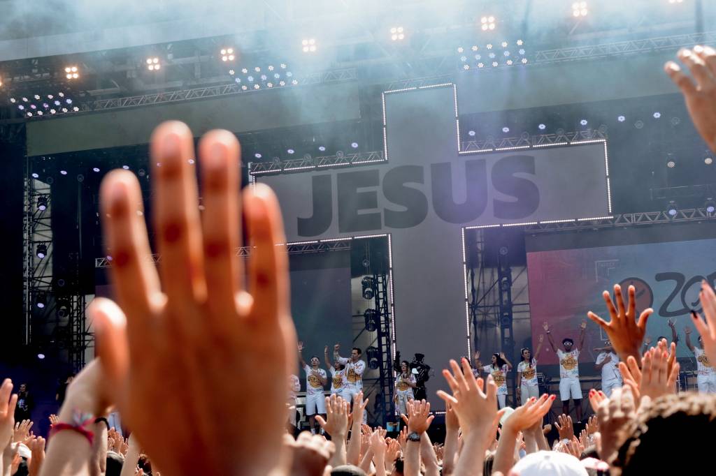 SP, 08/06/2023 – MArcha Para Jesus AFAGO - Evangélicos: governo anunciou que pretende ampliar isenção tributária das igrejas