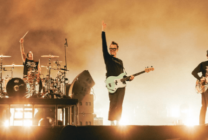 Blink-182 se apresenta no Brasil pela primeira vez no Festival Lollapalooza 2024