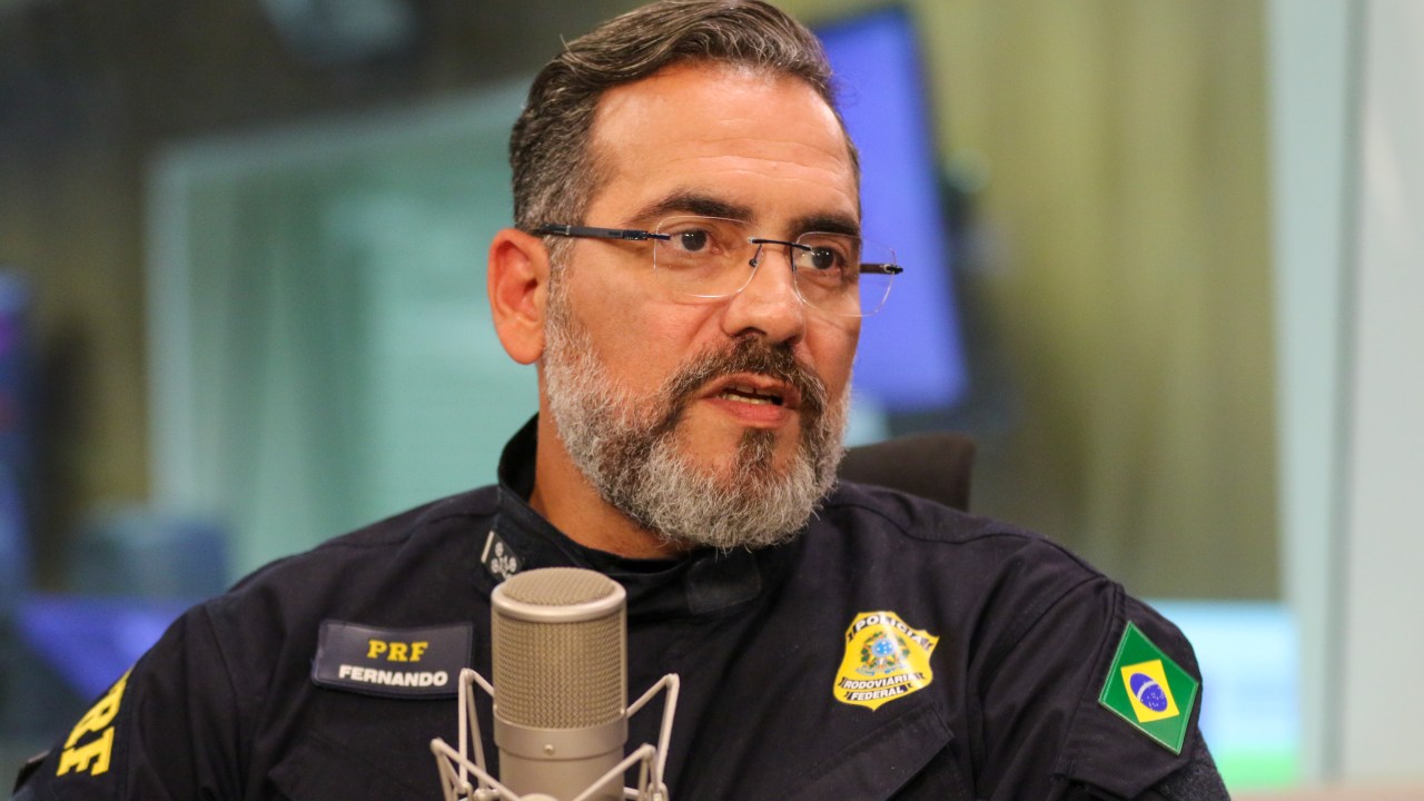 O diretor geral da Policia Rodoviária Federal, Antonio Fernando Oliveira