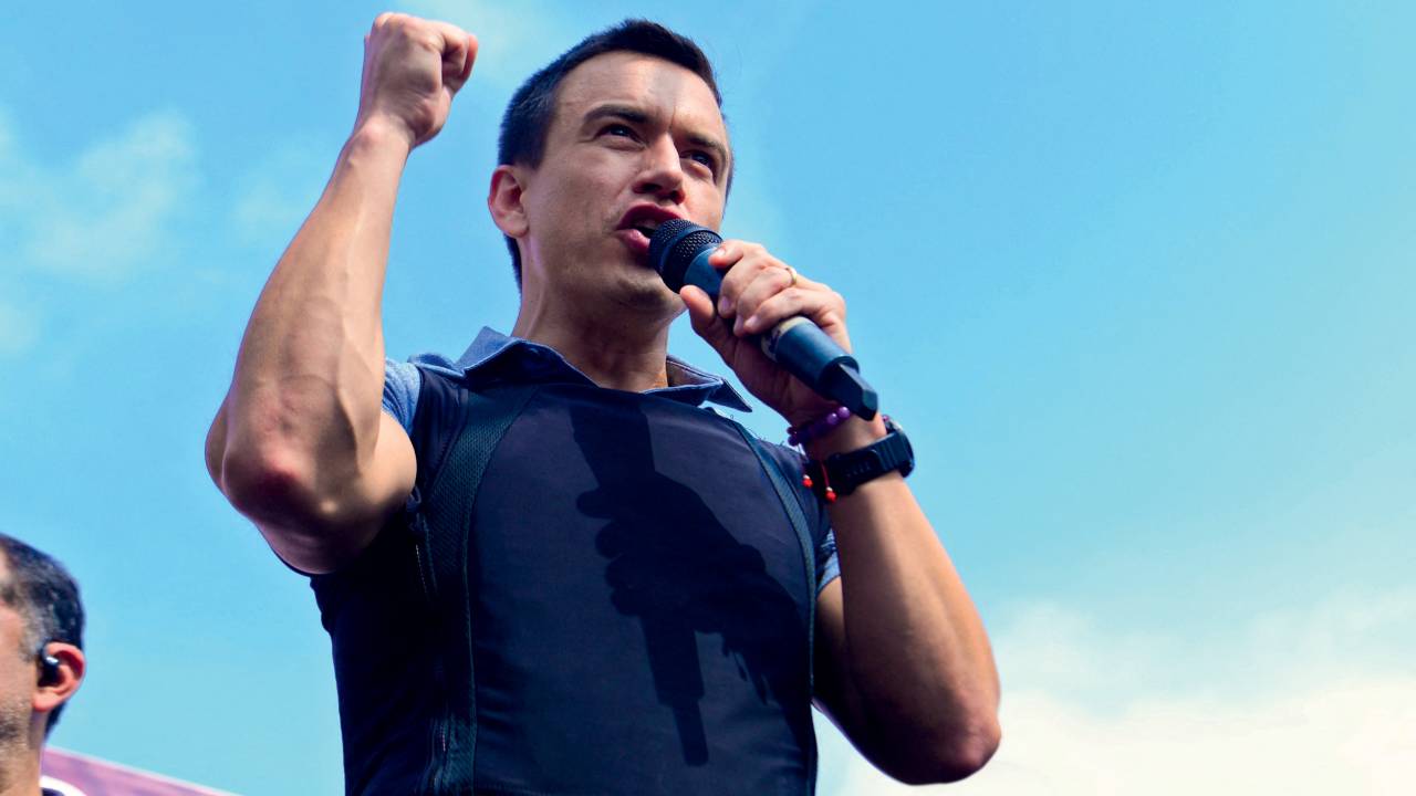 CRUZADA - Em um discurso recente: investindo na política do prende e arrebenta, de olho na reeleição em fevereiro do ano que vem