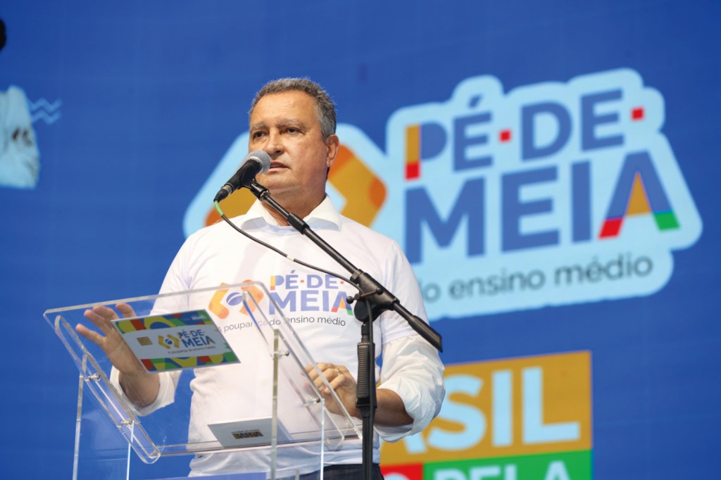 ESTRATÉGIA - Rui Costa lança o Pé-de-Meia na Bahia: programa é uma das apostas para reconquistar a popularidade