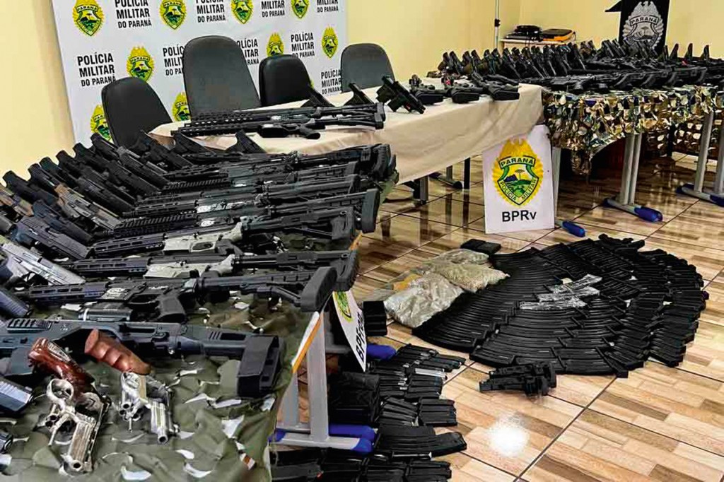 RECORDE - Apreensão de armas em Iporã em 2023: a maior da história do Paraná