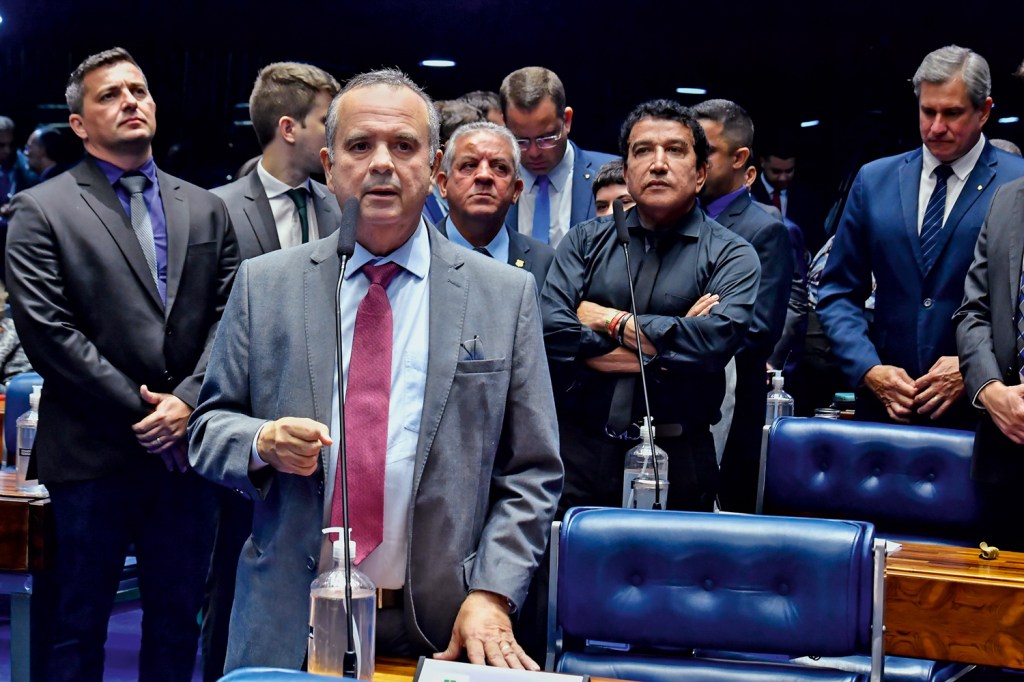 DESAFIANTE - Marinho: embalado pela bancada conservadora, ex-ministro de Bolsonaro deve ser o candidato da oposição