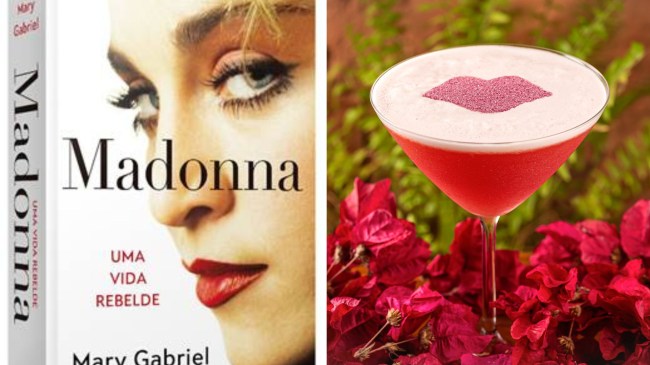 Biografia 'Madonna: uma vida rebelde' e drink do Tutto Nhoque -