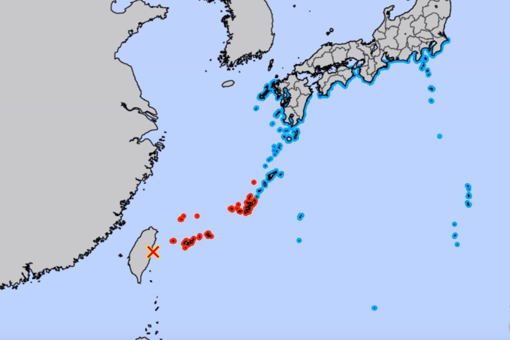 Forte terremoto atinge Taiwan e Japão emite alerta de tsunami
