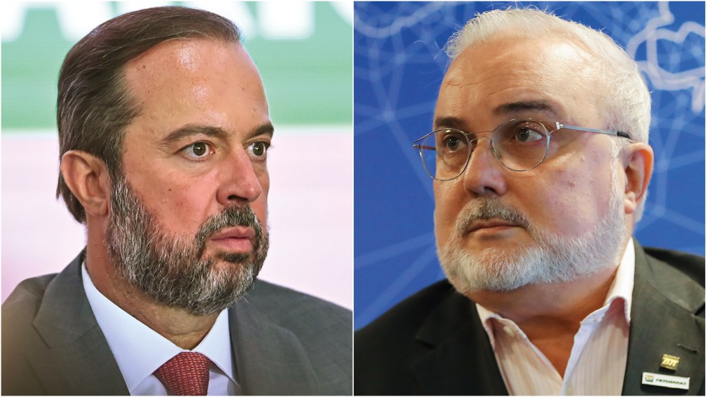 INGERÊNCIA - Silveira e Prates: queda de braço entre o ministro e o presidente da Petrobras pode acabar em demissão