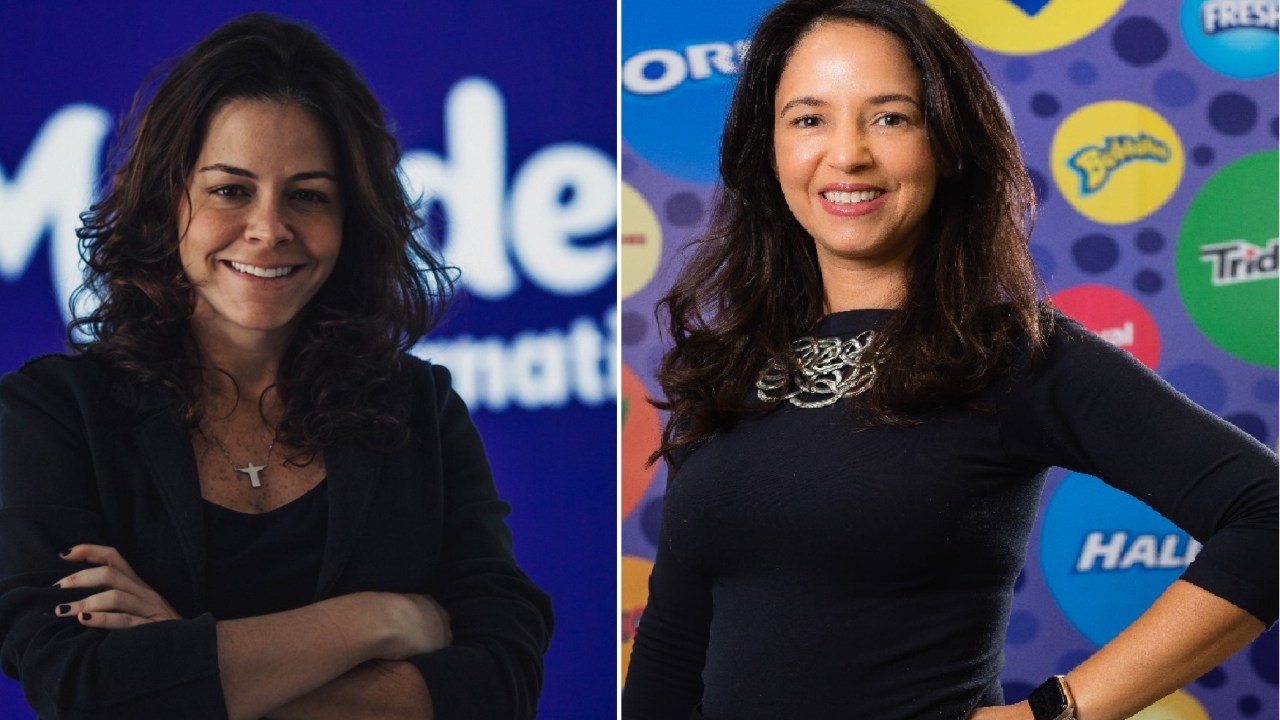 A diretora de Marketing de Chocolates da Mondelez Brasil, Fabiola Menezes; e a diretora de E-Commerce Lívia Seabra -